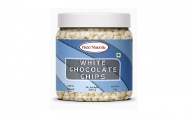 Pinza Naturals White Chocolate Chips   Plastic Jar  300 grams